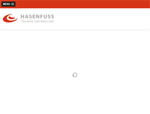 Tablet Screenshot of hasenfuss-training.de